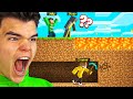 Playing SPEEDRUNNER vs. 2 HUNTERS! (Minecraft)