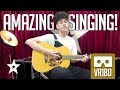 Britain's Got Talent's Shaquille Rayes Sings Emotional Acoustic Song 'Crescent' | VR180 Got Talent