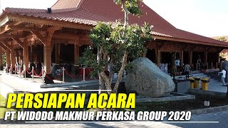 Persiapan RAKOR PT Widodo Makmur Group di Joglo Tumiyono Bayat Klaten