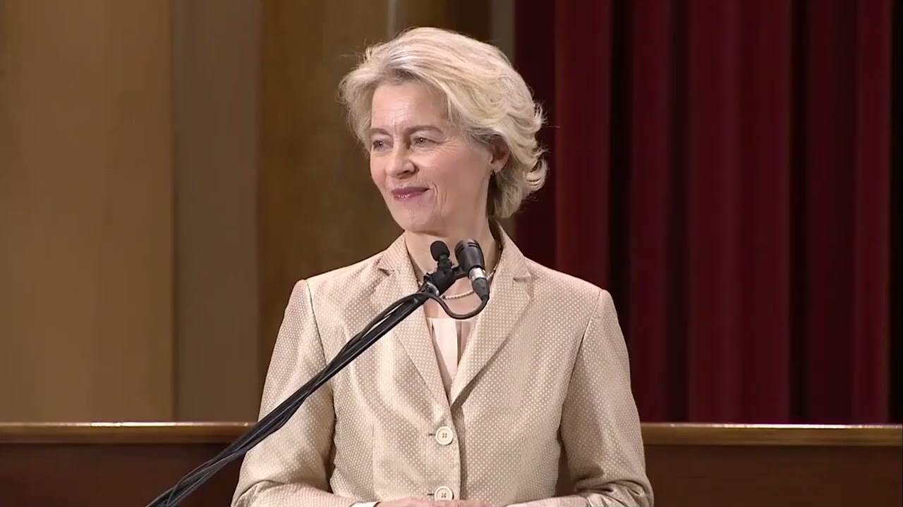 Forlì, dichiarazioni congiunte alla stampa con Ursula von der Leyen