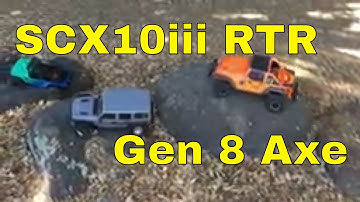 Axial SCX10III RTR, Redcat Gen8 Axe, Modified SCX10 G6 Falken Edition  1/10 RC Scale Crawlers Part 2
