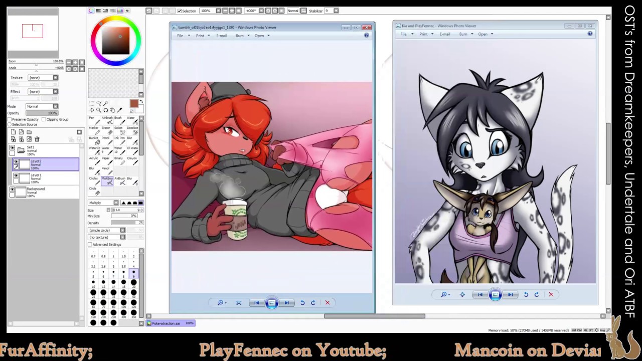 DREAMERLINKTV DRAWING SESSION BY PLAYFENNEC