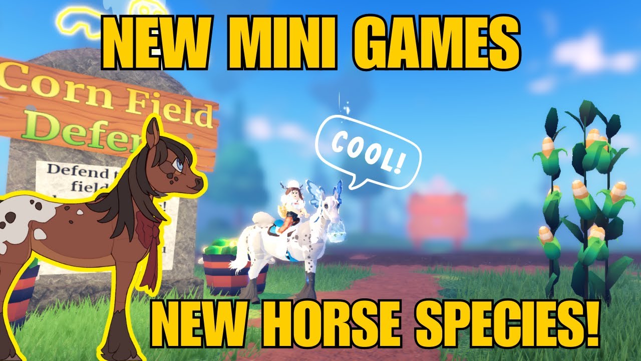 NEW MINI GAMES+ NEW HORSE SPECIES OF THE MONTH! Horse Life - YouTube
