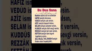 Bu Dua Sana islam