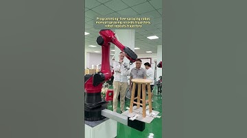 Spraying robot #robot #industrialrobot #spray #sprayingrobot  #automated #robotarm #magichands