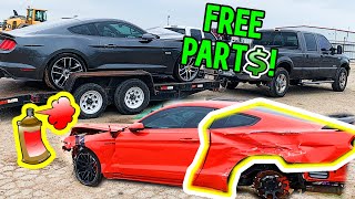 Crowd Control Ford Mustang Rebuild Part 2 (HOW I GOT FREE PARTS!) by Rebuilder Guy 48,595 views 2 years ago 10 minutes, 4 seconds