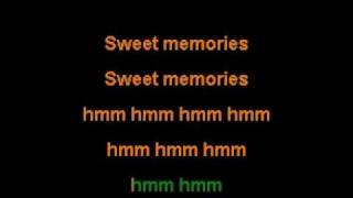 sweet memories KARAOKE2 chords