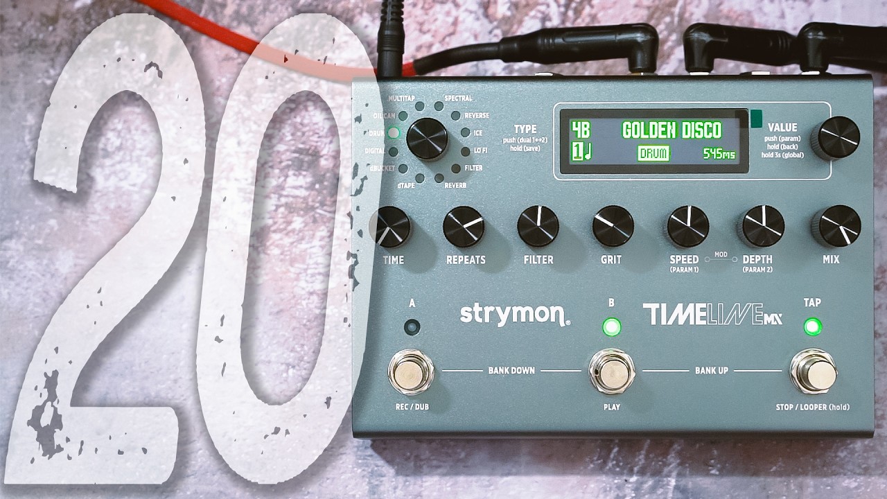 STRYMON TimeLine MX | My Favorite 20 Ambient Presets Sounds - YouTube