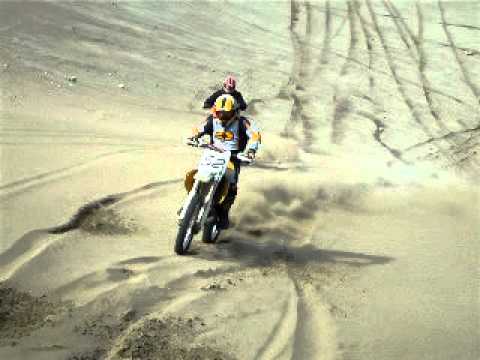 Sand Dune Hill Climb Race Gregg on his 2000 Suzuki...