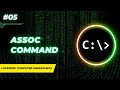 How to set file association using command prompt | use of Assoc command in cmd #association  #cmd
