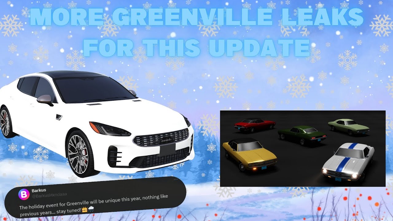 HUGE GREENVILLE ROBLOX WINTER UPDATE LEAKS! YOU WON'T BELIEVE YOUR EYES