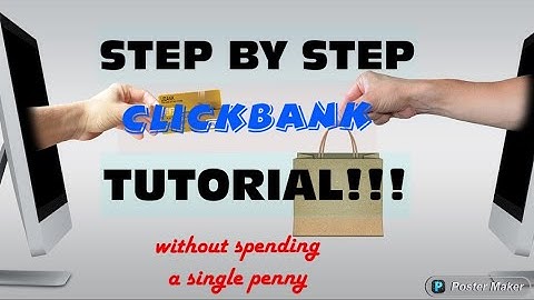 Clickbank for Beginners: How to create a Clickbank account / Step by Step Tutorial