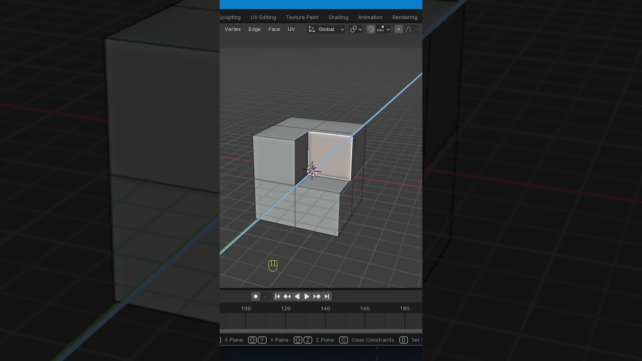 EXTRUDE Like A Pro In Blender With This 1 Shortcut Quick Extrude Key