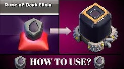 COC | How to use Rune of Builder Gold/Elixir?|| black wizard ||