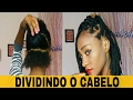 COMO DIVIDIR O CABELO PARA TRANÇAS BOX BRAIDS