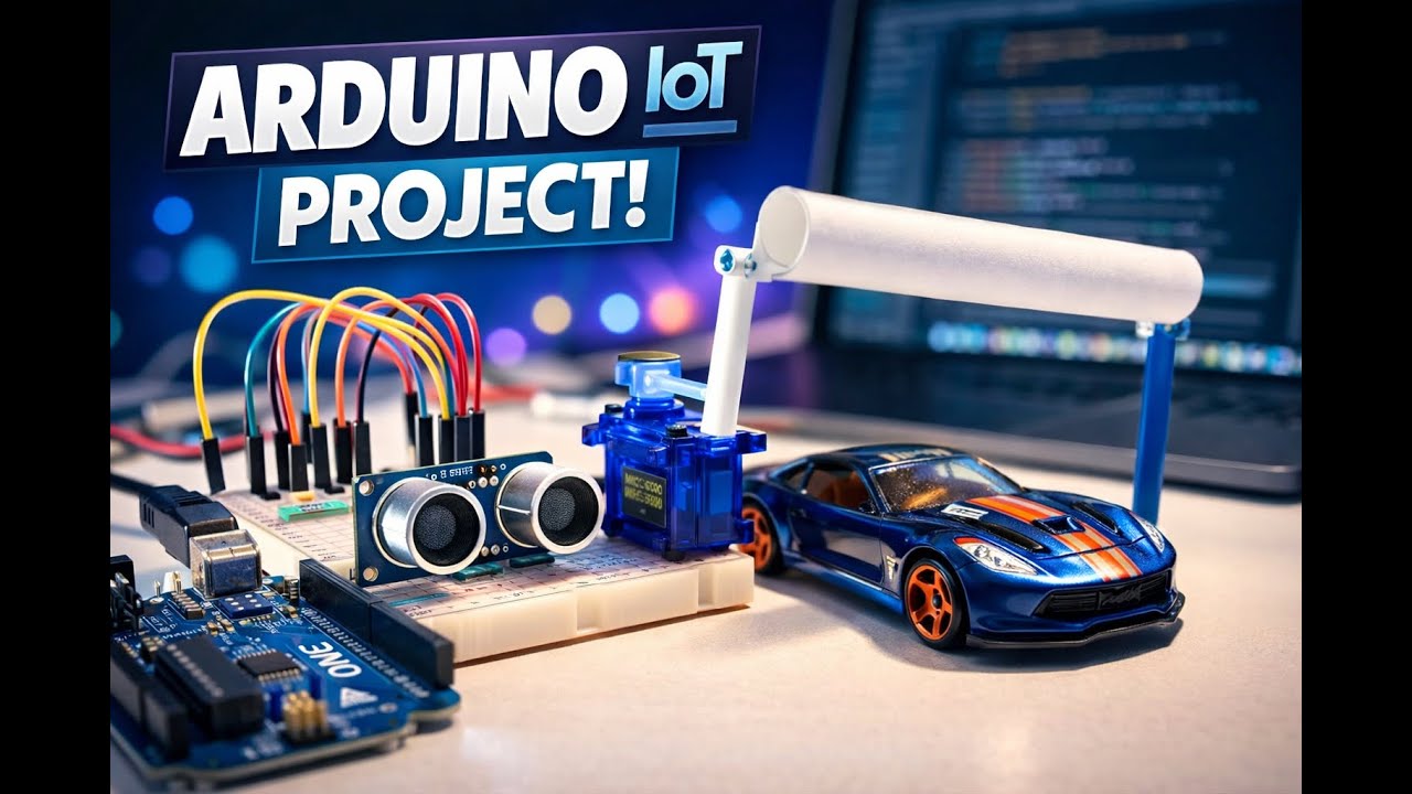 Toll Gate Using Arduino DIY Automatic Toll Gate System using Arduino & Ultrasonic Sensor | Step ...