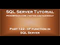 IIF function in SQL Server