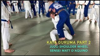 How to do a Retreating KATA GURUMA (actually Yoko otoshi) Part 2  By Sensei Matt D'Aquino