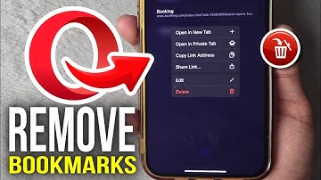 How to Remove Bookmarks in Opera - 2025