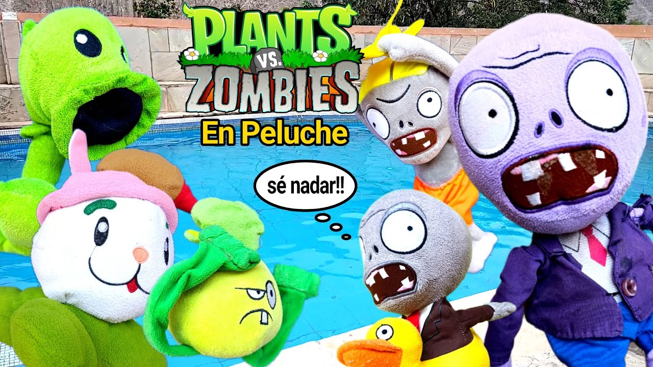 Plantas vs Zombies en Peluche: PERO.....Los zombies SABEN NADAR!!!