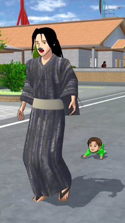 Ayah anak itu sedang pergi.😭#sakuraschoolsimulator #animation #funny #youtubeshorts