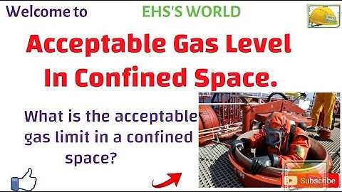 Acceptable Gas Limits in Confined Space, What is the H2S limit in a confined space? LEL of Gases,