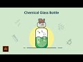 #4 Tutorial Illustrator | Cara Membuat Vektor Botol di Adobe Illustrator (Chemical Glass Bottle)