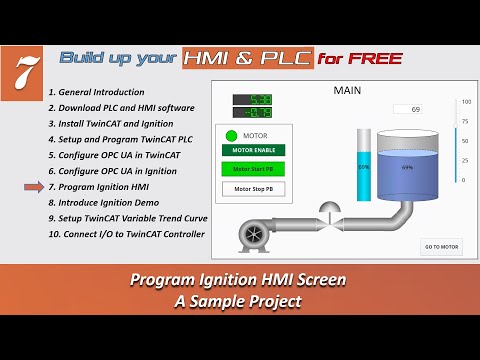 SCADA07. [PLC&HMI] Ignition HMI Programming - A Typical HMI Project Demonstration