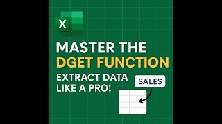 Celebrity Master the DGET Function in Excel | Extract Data Like a Pro! Profile