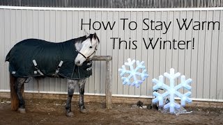 How to Stay Warm This Winter with Your Horse!