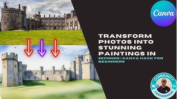 Transform Photos into Stunning Paintings in Seconds  Canva Hack for Beginners