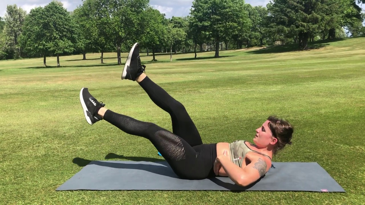 Scissors (crisscrossing leg raises) YouTube