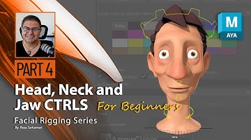 Maya Facial Rigging 04: Head, Neck and Jaw Controls