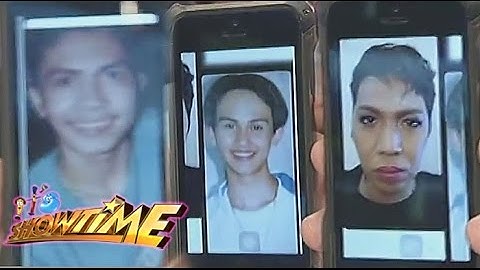 Billy, Vhong & Vice throwback pictures on Showtime
