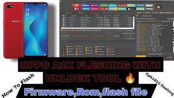 Oppo a1k cph1923 full flashing with unlock tool/how to oppo a1k flash/#youtube #video #gsmexpertr