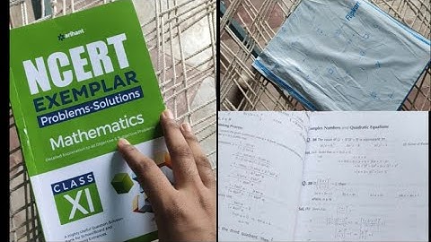 Class 11th NCERT MATHEMATICS EXEMPLAR REVIEW and UNBOXING| ARIHANT PUBLICATION| #flipkart #review