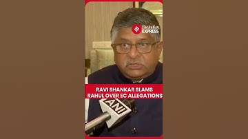 Rahul Gandhi Punching Benches Won’t Shake Modi or EC: BJP’s Ravi Shankar Prasad
