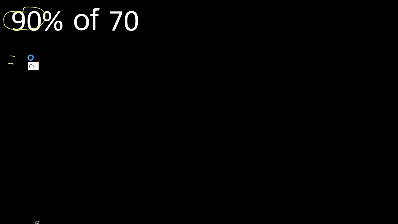90 Of 70 Percentage Of A Number 90 Percent Of 70 Procedure YouTube 90 Of 70 Percentage Of A Number 90 Percent Of 70 Procedure YouTube