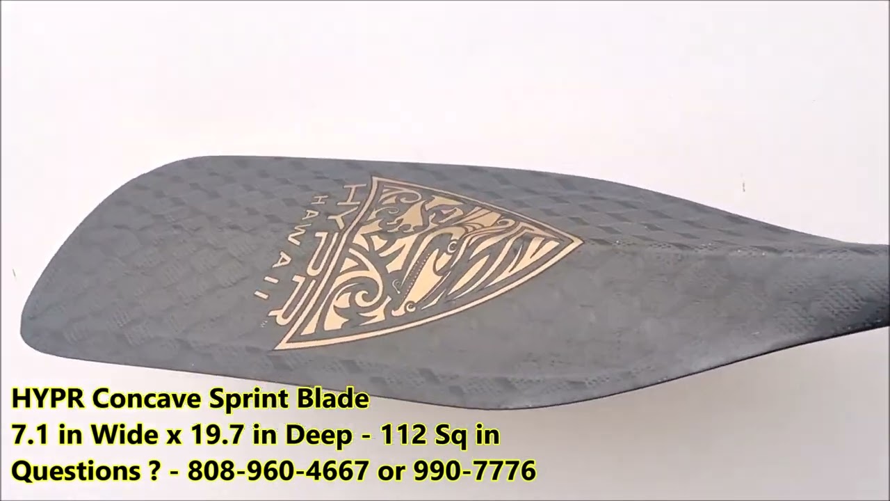 HYPR Concave Paddle Portfolio - Catch & Sprint Porfolio