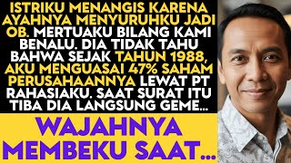 Mertua Suruh Aku Jadi PETUGAS TOILET Di Kantornya, Dia Tak Tahu Akulah PEMILIK SAHAM Utama Di Sini..