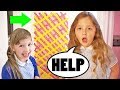 Isla and Olivia Play Prank on AVA with Duct Tape Door