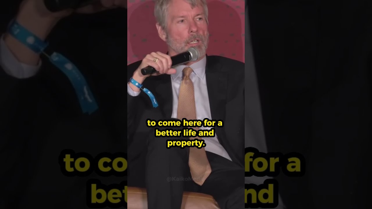 Bitcoin Is The New World Michael Saylor On Trump S Praise For Bitcoiners DonaldTrump