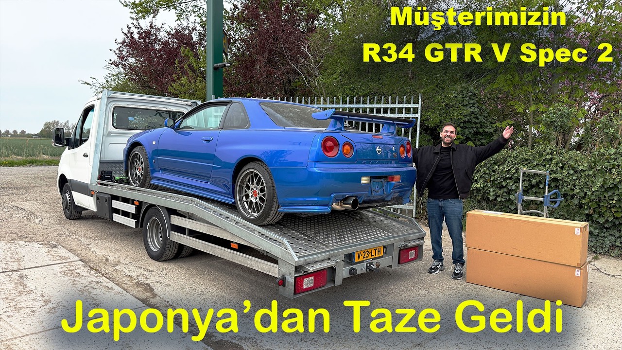 The Owner's Joy Upon Seeing the R34 GTR! Karting Fun with Friends | Japonic