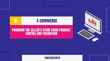 Program the seller’s store using product sorting and pagination| web programing 1 | wp part 16