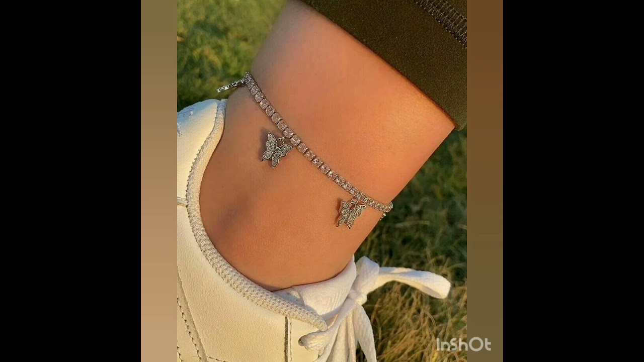 cute anklet design for girls 
