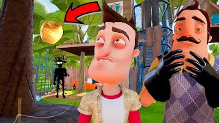 Hello Neighbor ДОБЫЛА ТАЙНА  Новые тайны Акт 3 Мультяшный хоррор Привет Сосед