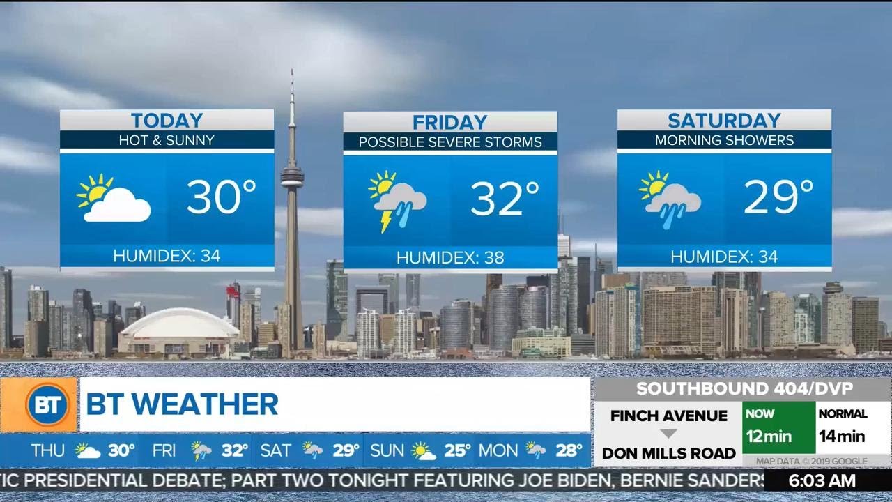 Dry and sunny on Thursday - YouTube
