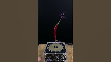 Music Tesla Coil Testing #experiment #testing #lightning #shorts