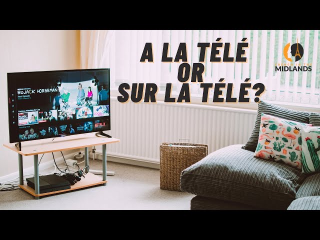 On dit comment : sur la télé, à la télé, dans la télé ? - French