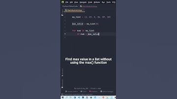 How to find max value in Python #shorts